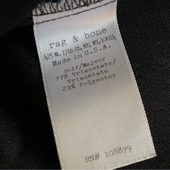 Rag & Bone elastic drawstring waistband high rise waisted skinny leg dress pants - Picture 9 of 12